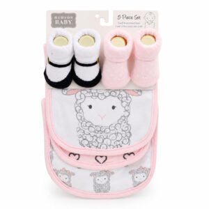 SET 5 PIEZAS BABERO MEDIAS VARIOS DISEÑOS (JTBABYQA2012)