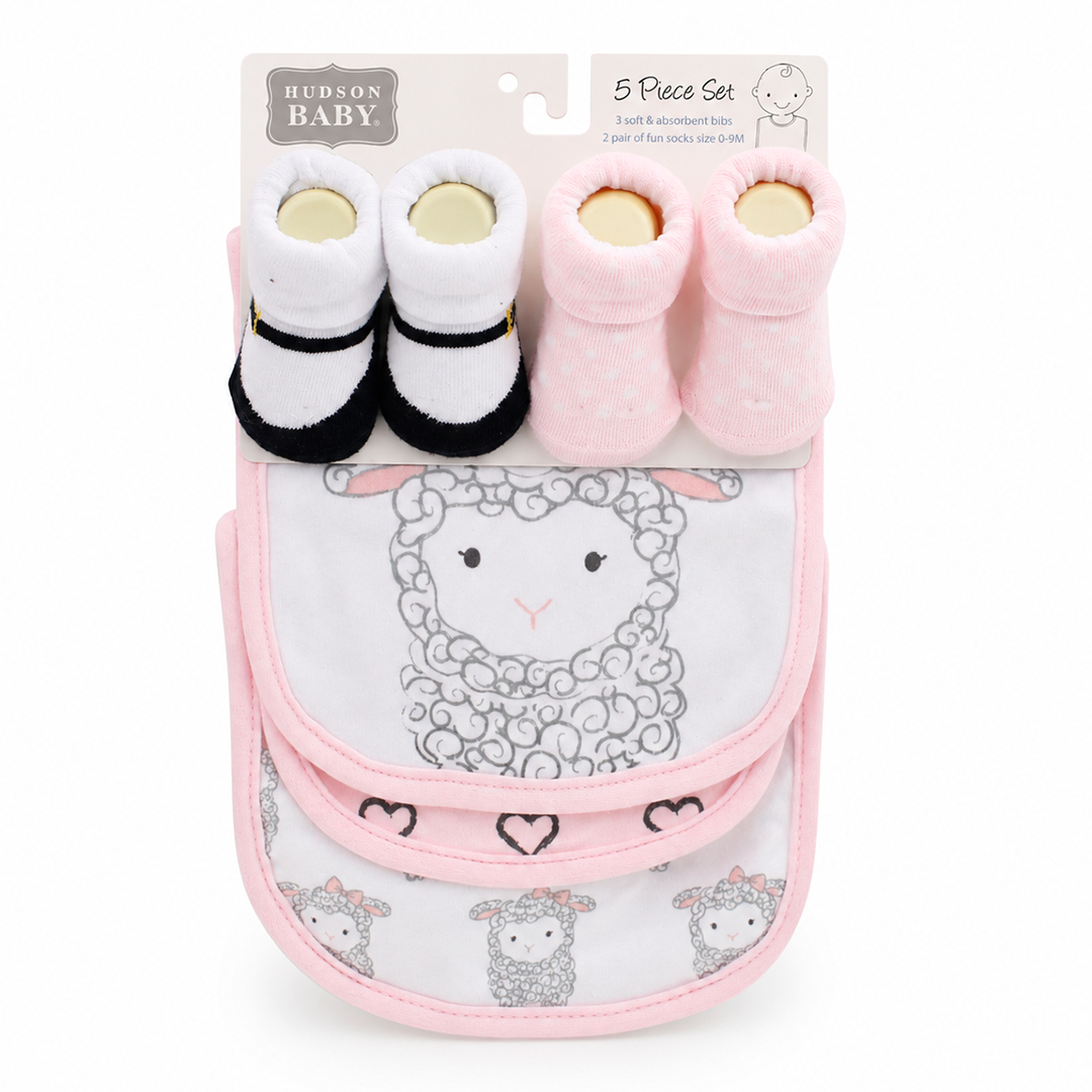 SET 5 PIEZAS BABERO MEDIAS VARIOS DISEÑOS (JTBABYQA2012)