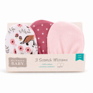 SET 3X MITONES RECIEN NACIDO DISEÑO FLORAL Y RAYAS (JTBABYQA2034)