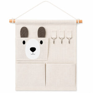 ORGANIZADOR COLGANTE OSITO CON PERCHERO (JTBABYQD4004)