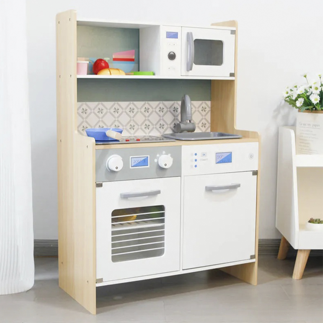 JUGUETE COCINA DE MADERA PARA NIÑOS (JTBABYQJ2025) - Image 2