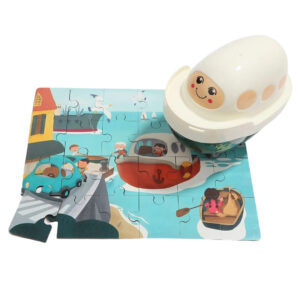 PUZZLE DE MADERA CON BARCO DE VAPOR (JTBABYQJ6056)