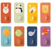GANCHO ADHESIVO PARED DISEÑOS INFANTIL X10 (JTBABYQJ6084)