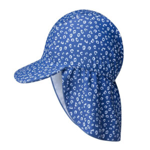 GORRO UV LEOPARDO AZUL 2-3 (JTBABYSWIM021)