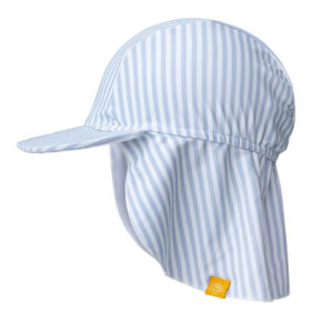 GORRO UV RAYADO AZUL CLARO (JTBABYSWIM026)