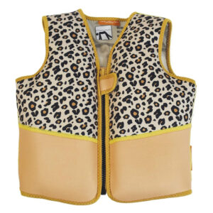 CHALECO DE NATACION LEOPARDO BEIGE 2-3 (JTBABYSWIM030)