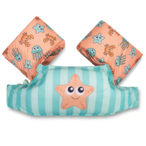 CHALECO CON MANGUITOS ANIMALES DEL MAR 2-6 (JTBABYSWIM038)
