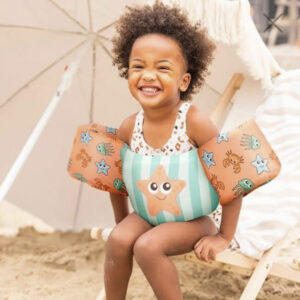CHALECO CON MANGUITOS ANIMALES DEL MAR 2-6 (JTBABYSWIM038)