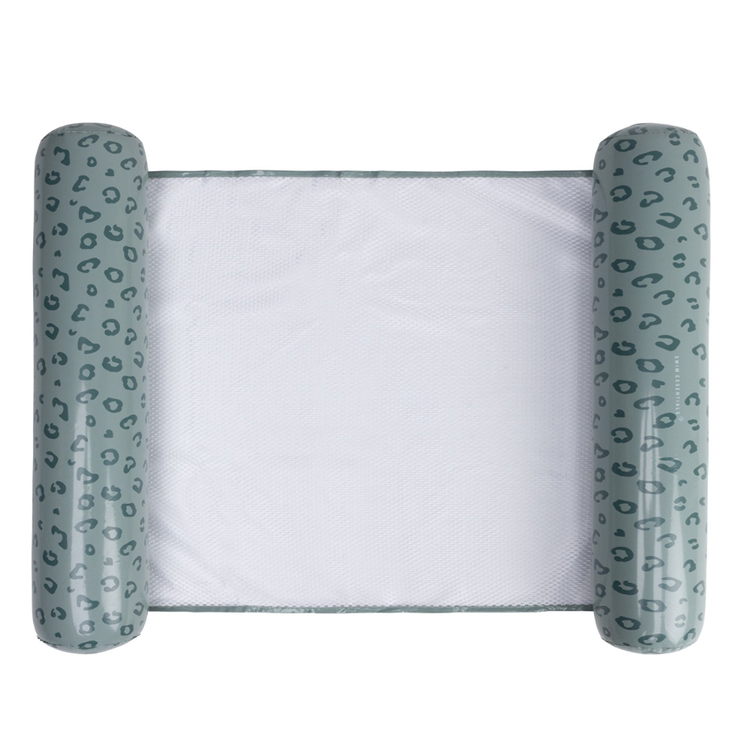 HAMACA FLOTADORA LEOPARDO VERDE 116CM (JTBABYSWIM040)