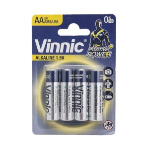 PILA  AA  ALCALINA VINNIC PACK X4 1.5V (JTBAT028)