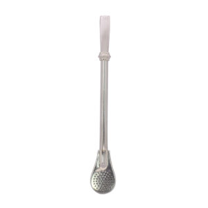 BOMBILLA PARA MATE ACERO INOXIDABLE PLATEADA (JTBAZ366)