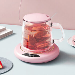 BASE CALENTADORA PARA TAZAS USB ROSA (JTBAZ377ROS)
