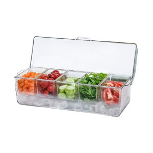 BANDEJA 5 COMPARTIMIENTOS ENFRIADO CON HIELO (JTBAZ394)