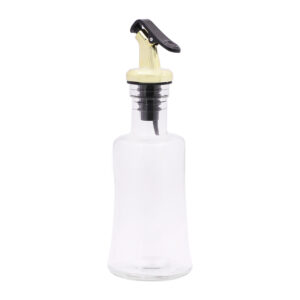 BOTELLA DISPENSADOR ACEITERO CON PICO DORADO 200ML (JTBAZ397)