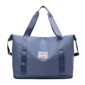BOLSO PLEGABLE IMPERMEABLE MULTIFUNCION GRIS (JTBOL036)