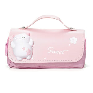 CARTUCHERA ESCOLAR KAWAII 3D ROSADO (JTBOL064ROS)
