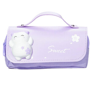 CARTUCHERA ESCOLAR KAWAII 3D VIOLETA (JTBOL064VIO)