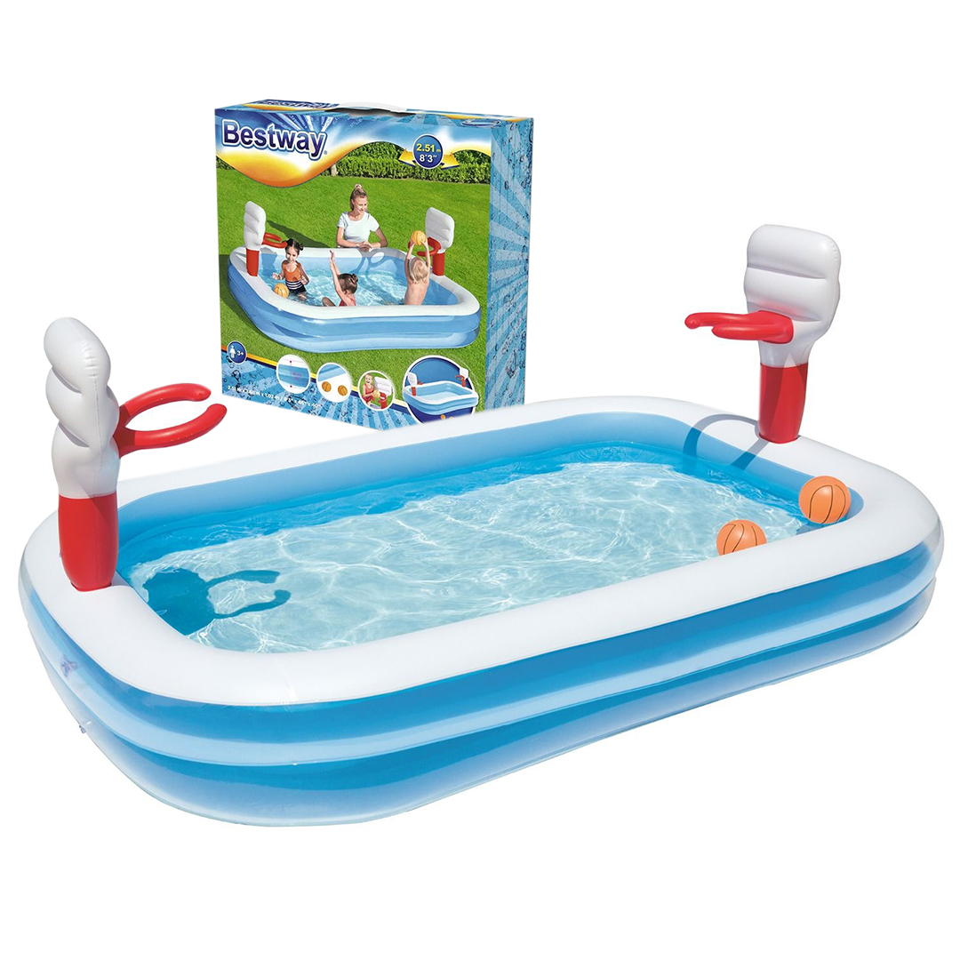 PISCINA INFLABLE BASQUET INFANTIL BESTWAY (JTBW54122)