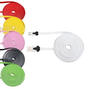 CABLE MICRO USB 3MTS CHATO COLORES (JTCABL075)