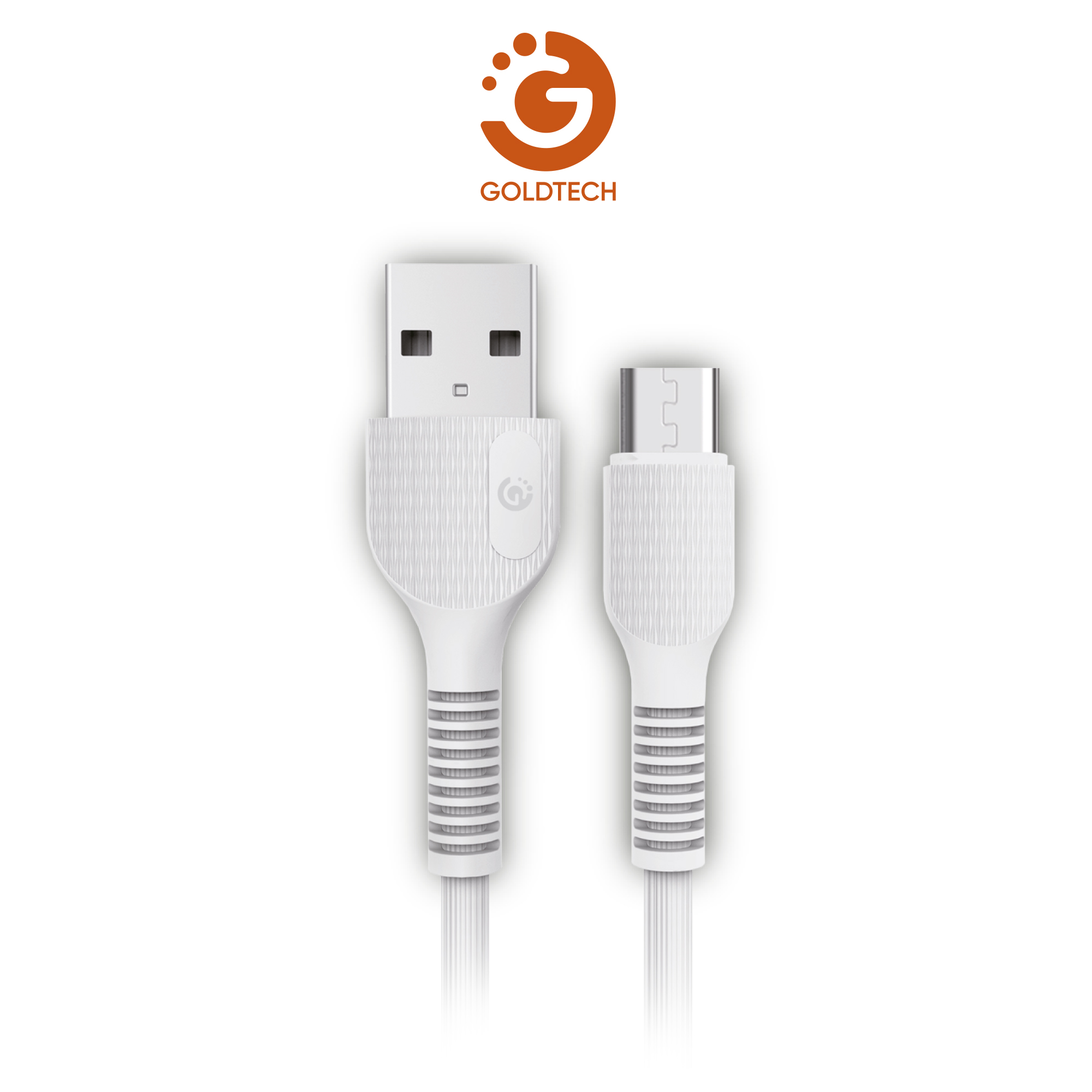 CABLE MICRO USB GOLDTECH 3 METROS PLATA (JTCABL406)