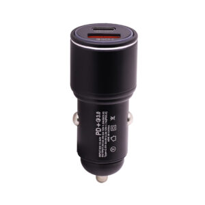 ADAPTADOR AUTO 1X USB TIPO C 1X USB 3.0 (JTCARG121)
