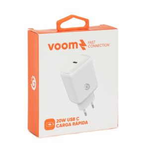 ADAPTADOR 1 USB TIPO C 20W 3A GOLDTECH (JTCARG508)