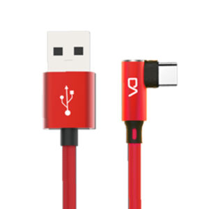 CABLE DA TIPO C MALLADO LATERAL ROJO DT0073TRD (JTDA011)