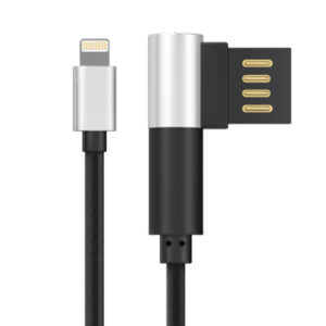 CABLE DA IPHONE MALLADO LATERAL PLATA DT0012ASY (JTDA026)