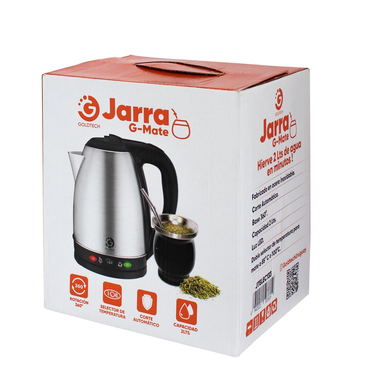 JARRA ELECTRICA GOLDTECH 2L CON SELECTOR TEMPERATURA (JTELEC133) - Image 3