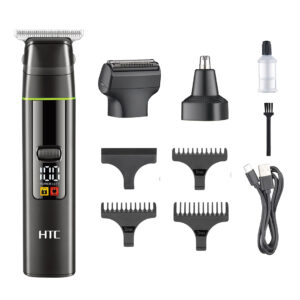 CORTA PELO INALAMBRICA HTC AT-1202 3 EN 1 MAGNETICA LED (JTELEC457)