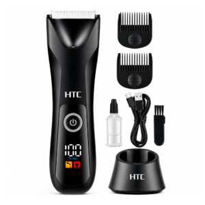 AFEITADORA CORPORAL INALAMBRICA HTC AT-018 LED CON BASE (JTELEC459)