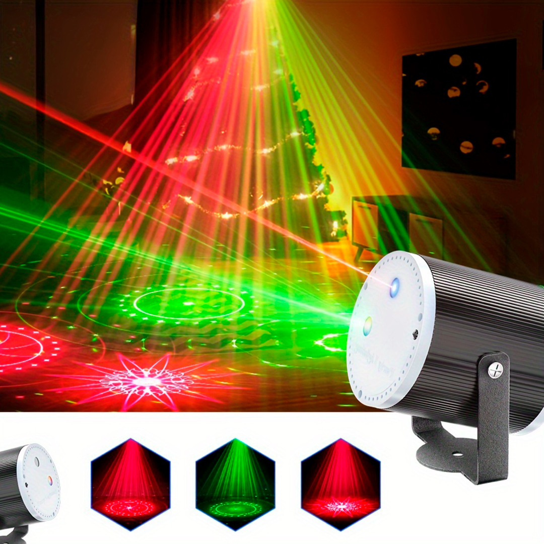 MINI PROYECTOR LASER FIESTA LUCES BOLICHE AUDIORRITMICO USB (JTFIEST135) - Image 4