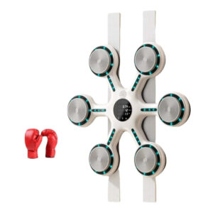 MÁQUINA DE BOXEO LUZ Y MUSICA BLUETOOTH BLANCO (JTFITN103BLA)