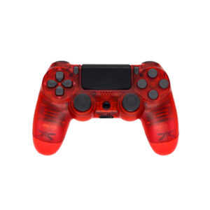 JOYSTICK INALAMBRICO PS4 ROJO TRANSPARENTE (JTGAME125)