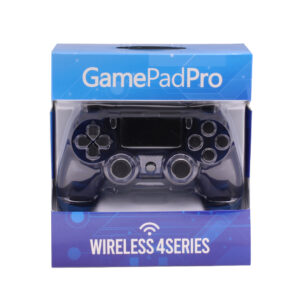JOYSTICK INALAMBRICO PARA PS4 AZUL TRANSPARENTE (JTGAME126)