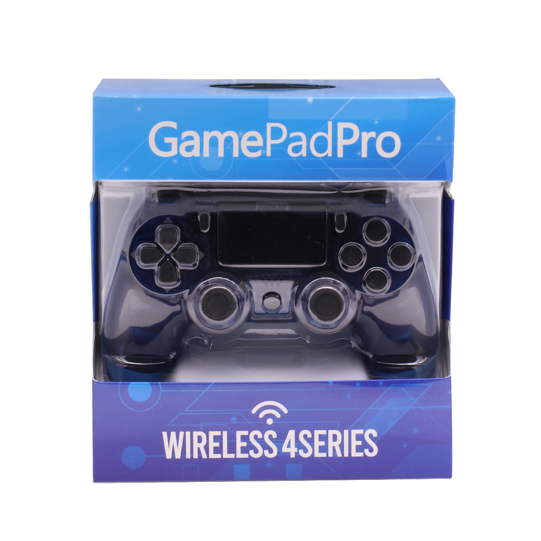 JOYSTICK INALAMBRICO PARA PS4 AZUL TRANSPARENTE (JTGAME126) - Image 2
