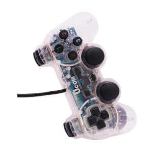 JOYSTICK CABLEADO USB TRANSPARENTE BLANCO (JTGAME136BLA)