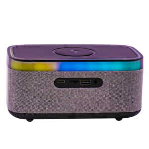 PARLANTE RELOJ DESPERTADOR GOLDTECH CON LUCES RGB (JTHOG1007)