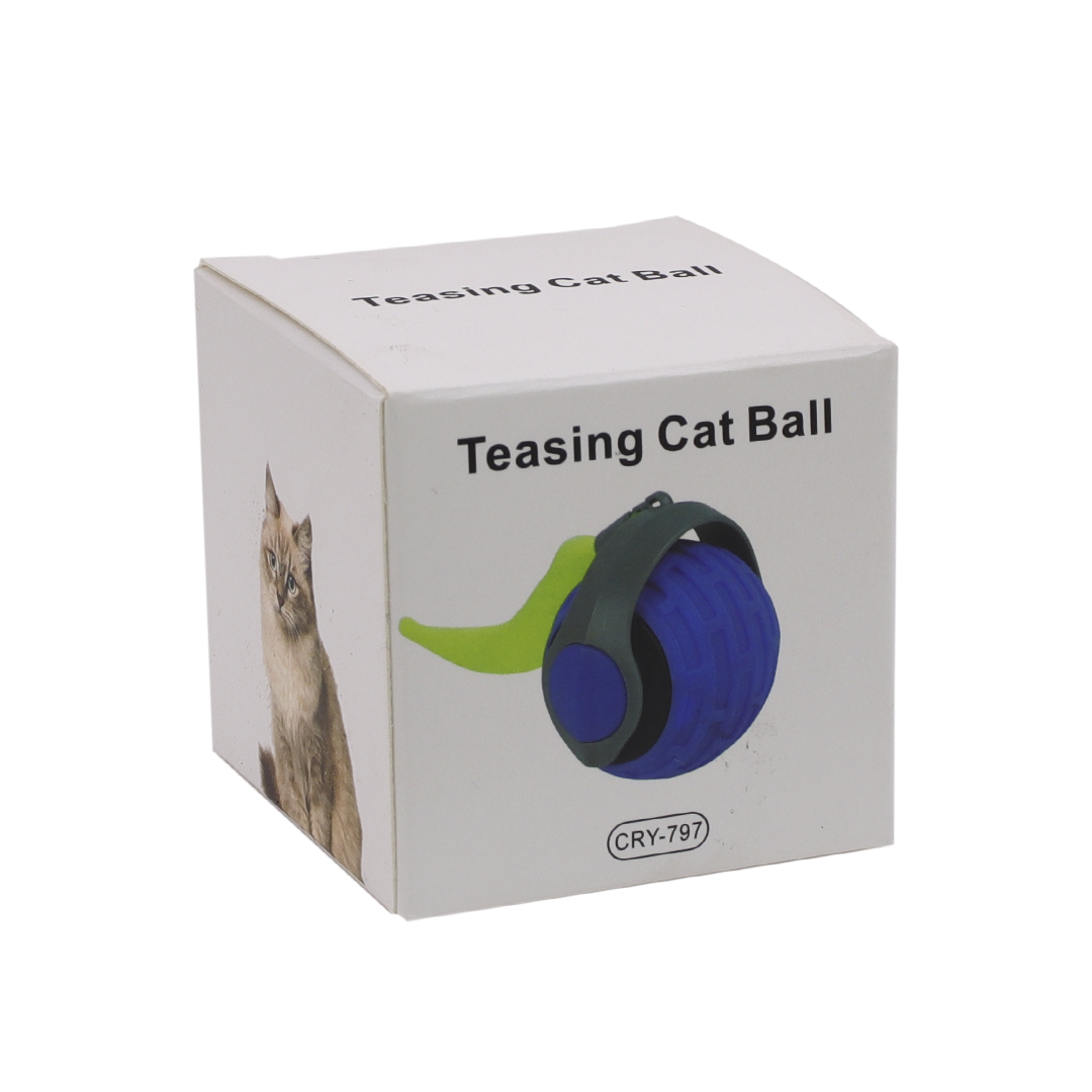 PELOTA INTERACTIVA PARA MASCOTAS AZUL (JTHOG1077) - Image 2