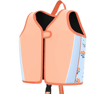 CHALECO SALVAVIDAS DE NEOPRENO CON CIERRE PARA NIÑOS NARANJA (JTHOG1081NAR)