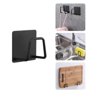 SOPORTE PARA ESPONJA DE ACERO INOXIDABLE NEGRO (JTHOG257)