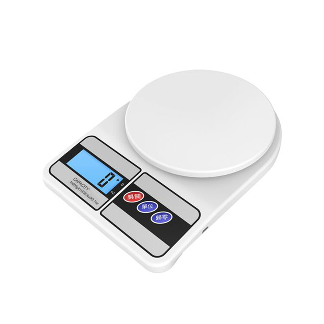 BALANZA DE COCINA DIGITAL HASTA 10KG CON FUNCION TARA (JTHOG770)