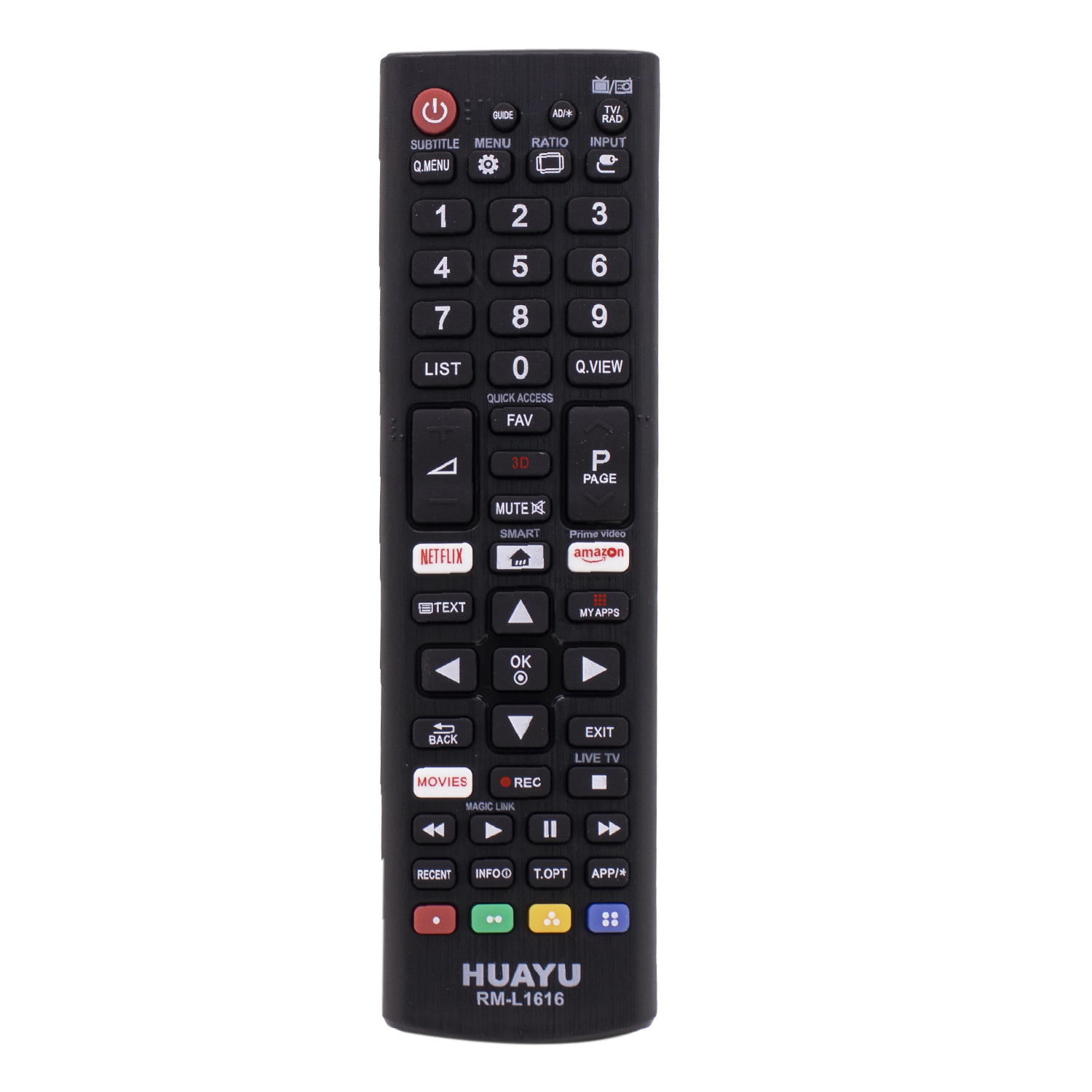 CONTROL REMOTO UNIVERSAL PARA TV RM-L1616 (JTHOG790)