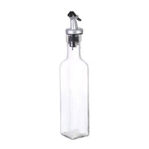 BOTELLA DISPENSADOR ACEITERO PICO PLATEADO 250ML (JTHOG817)