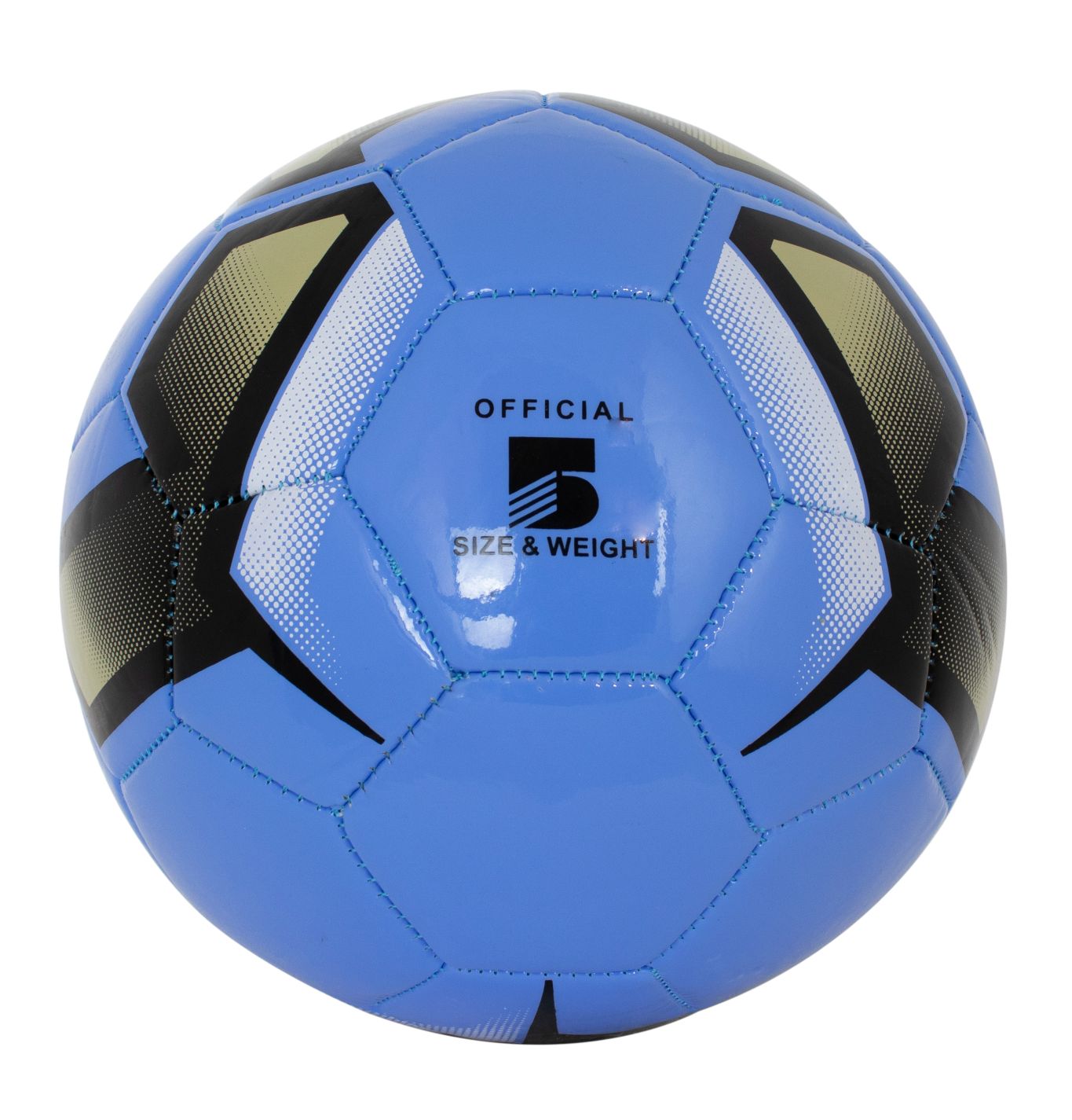 PELOTA FUTBOL N°5 CELESTE (JTJUG174)