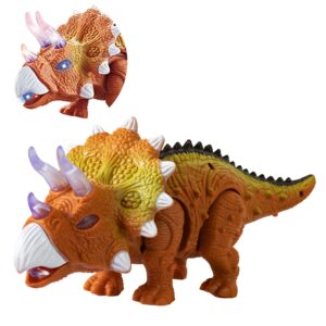 DINOSAURIO TRICERATOPS CON MOVIMIENTOS Y LUCES (JTJUG218)