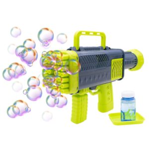 PISTOLA DE BURBUJAS GIGANTE 46 AGUJEROS VERDE (JTJUG239VERDE)