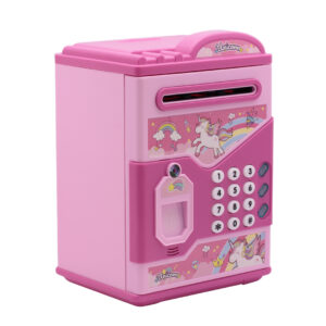 ALCANCIA INFANTIL CON NUMEROS LUZ Y SONIDO ROSADO (JTJUG318UNI)