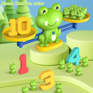 JUEGO DE EQUILIBRIO EDUCATIVO DISEÑO BALANZA DE RANAS (JTJUG356)