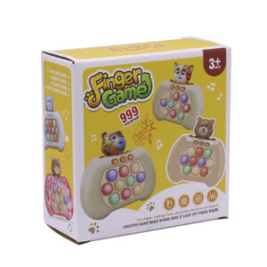 CONSOLA POP IT CON LUZ Y SONIDO TIGRE NARANJA (JTJUG931TIGRE)
